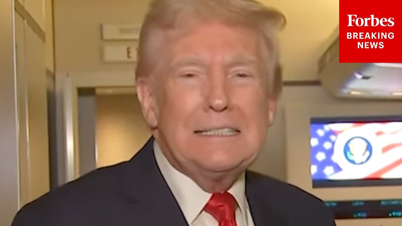 Donald Trump Makes Fun Of Joe Biden For 'Sleeping' During Air Force One Press Gaggle