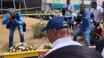 Alcalde de New York visita la zona Cero