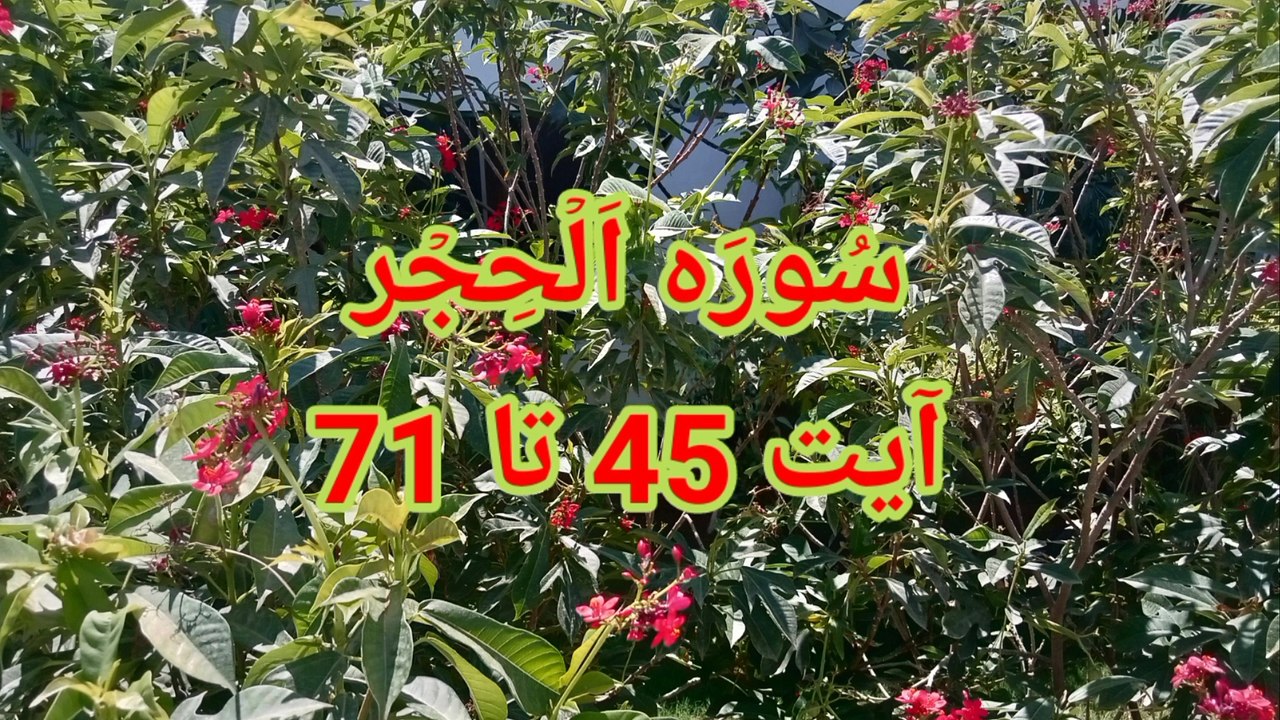 Surat ul hijr | Quran pak ki Tilawat | Quran tajweed | Recitation of Quran | Quran teaching |