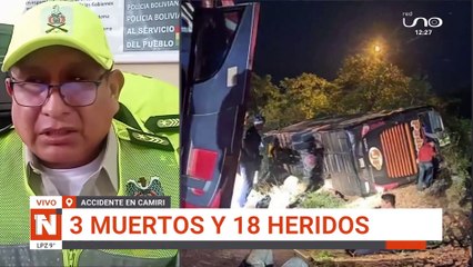 Muertos y heridos de accidente (informe policial)
