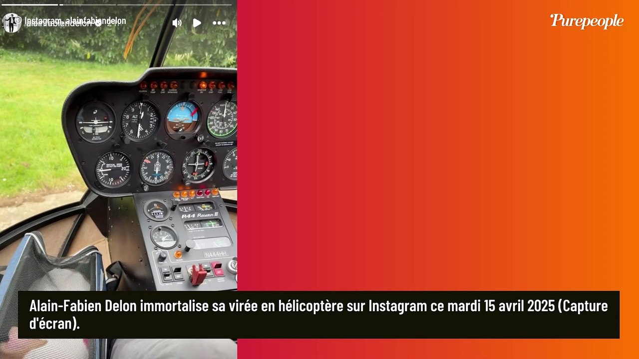 Sensations fortes pour Alain-Fabien Delon ! A quelques jours de l’arrivée de son bébé, il s’offre une échappée spectaculaire