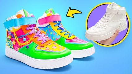 DE BANALES À GÉNIALES ! 🤯👟 Transformation ÉPIQUE de baskets !