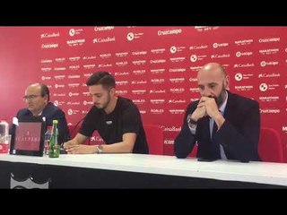 Sarabia se despide del Sevilla entre lágrimas