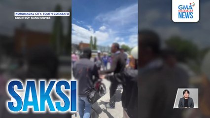 Banggaan ng tricycle at motorsiklo, nauwi sa suntukan | Saksi