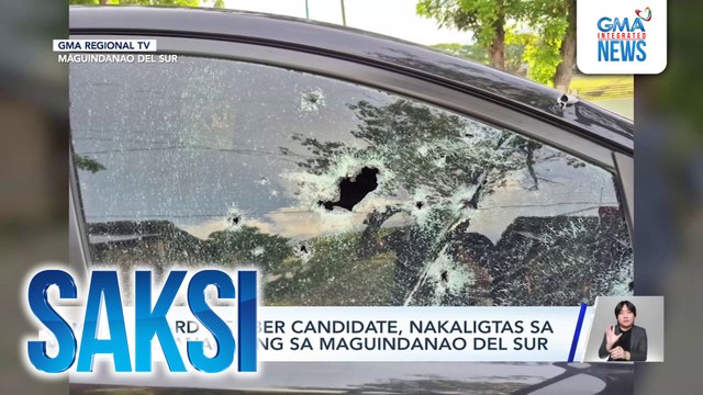 Board member candidate, nakaligtas sa pananambang sa Maguindanao Del Sur | Saksi