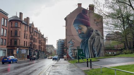 Story behind St Mungo’s mural on High Street in Glasgow