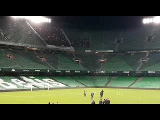 Fiesta del sevillismo en el Villamarín