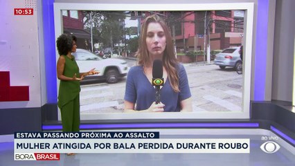 Mulher é atingida por bala perdida durante assalto na Zona Sul de SP