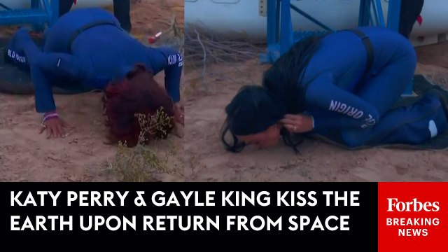 BREAKING NEWS: Katy Perry And Gayle King Kiss The Earth Upon Return From Space | Blue Origin