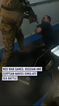 Med war games: Russian and Egyptian navies simulate sea battle