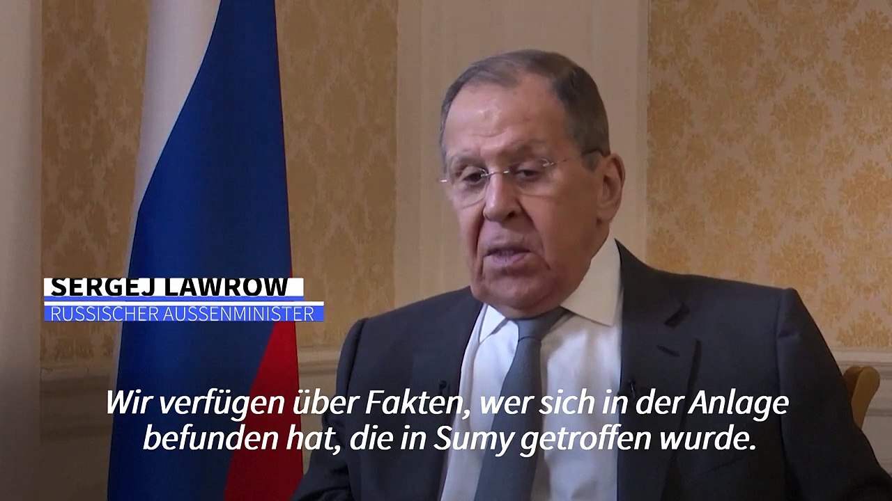 Moskau: Raketenangriff auf Sumy galt ukrainischen Offizieren