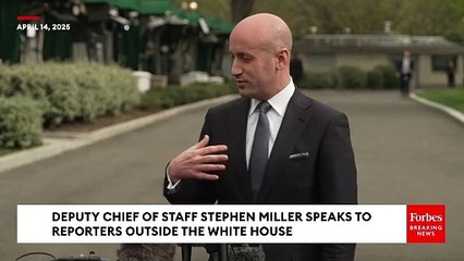Stephen Miller Snaps At Reporters Asking If Trump Will Ask El Salvador President To Release Kilmar Garcia