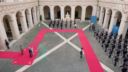 Roma - Meloni con il Primo Ministro del Regno di Norvegia, Jonas Gahr Støre (14.04.25)