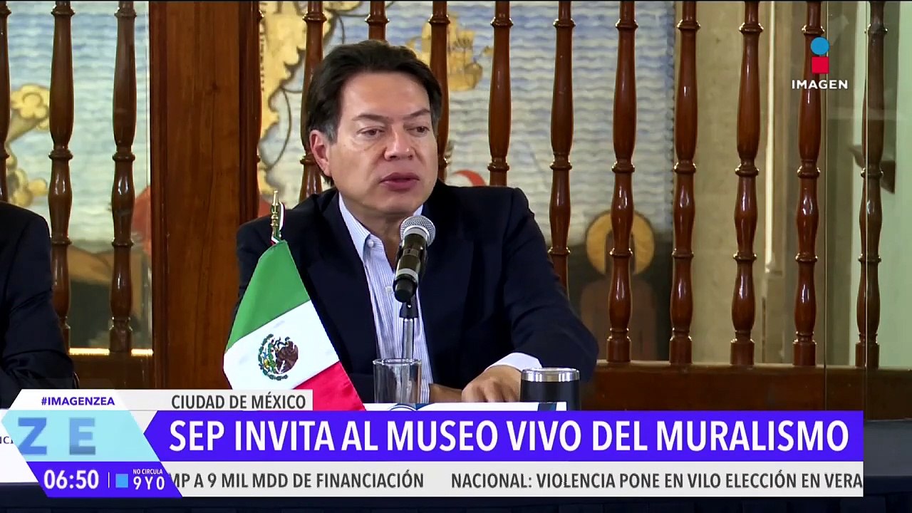 Mario Delgado invita a descubrir a Diego Rivera en el Museo Vivo del Muralismo