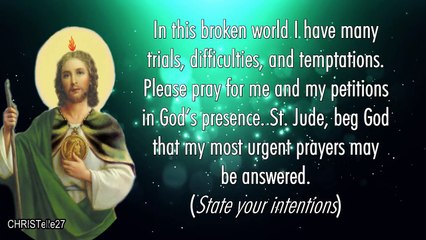 St. Jude Novena : Day 4 | Patron of Lost Causes and Desperate Situations