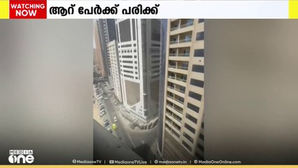 ഷാർജയിൽ ബഹുനില കെട്ടിടത്തിന് തീപിടിച്ചുണ്ടായ അപകടത്തിൽ മരിച്ചവരുടെ എണ്ണം അഞ്ചായി