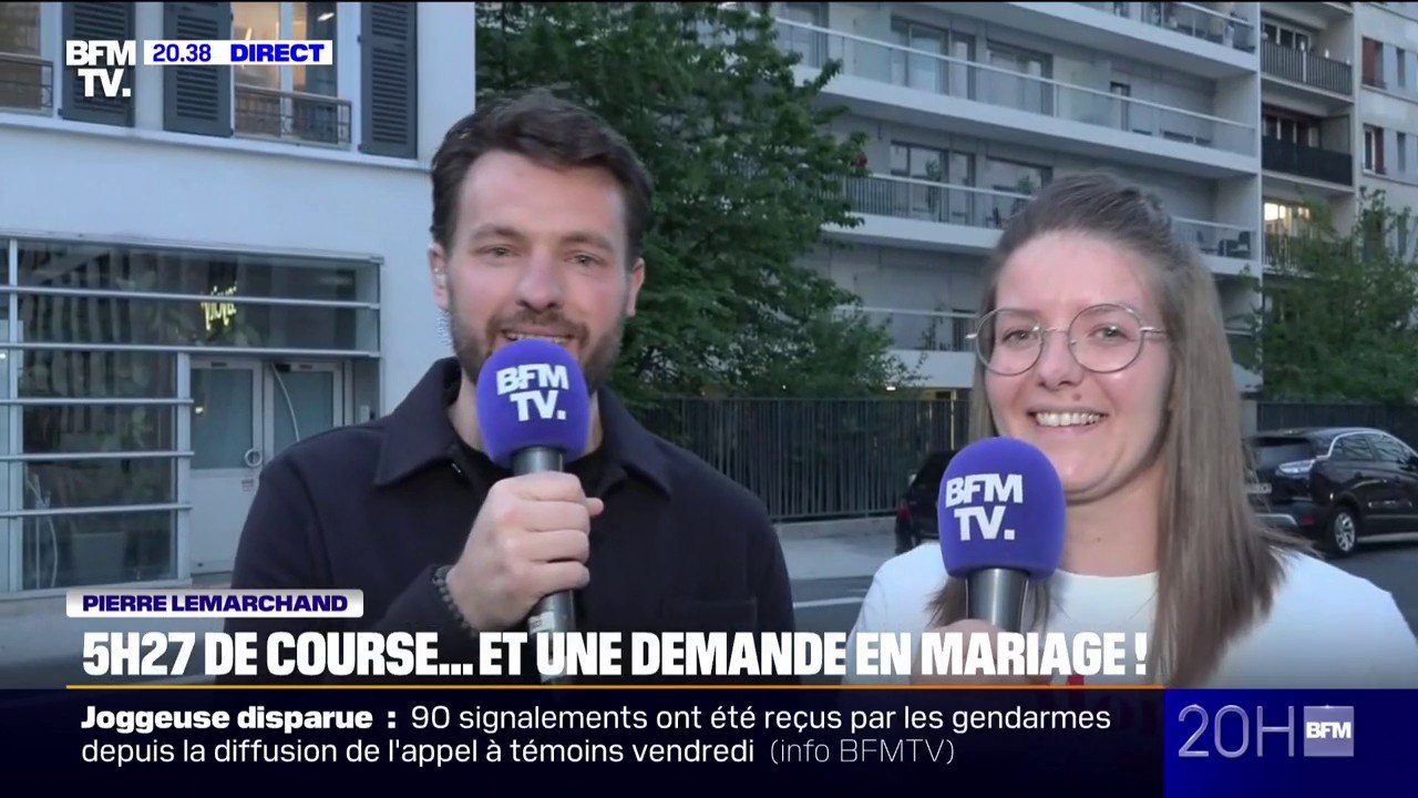 "Une surprise totale": après plus de 5h de course, Pierre a demandé Anne-Sophie en mariage au marathon de Paris