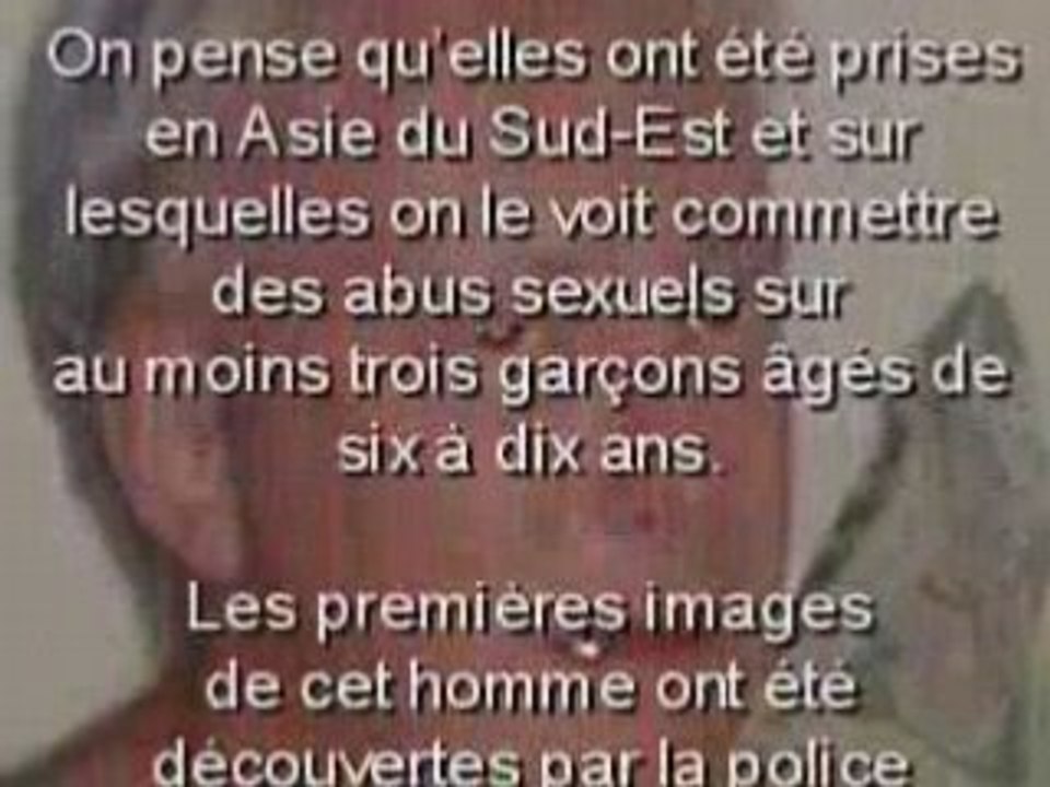 Interpol recherche pedophile abus sexuel enfants