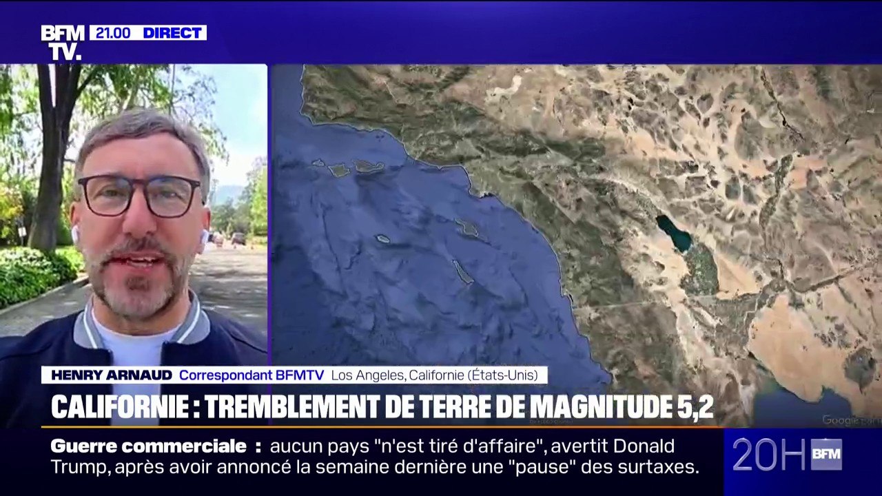 États-Unis: un tremblement de terre de magnitude 5,2 a touché le sud de la Californie