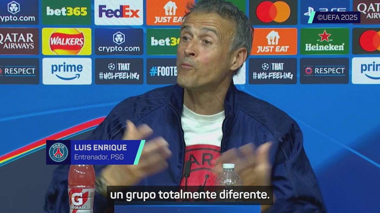 Luis Enrique: "En números, somos de los mejores de Europa"