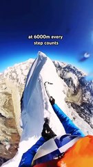 Living On The Edge: Every Step Counts at 6000 Meters!