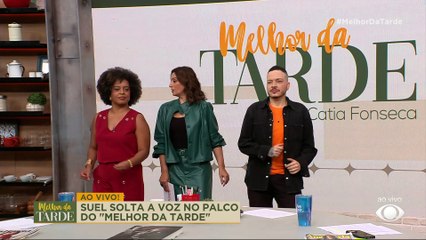 SUEL canta o sucesso "Pretexto" no palco do Melhor da Tarde!