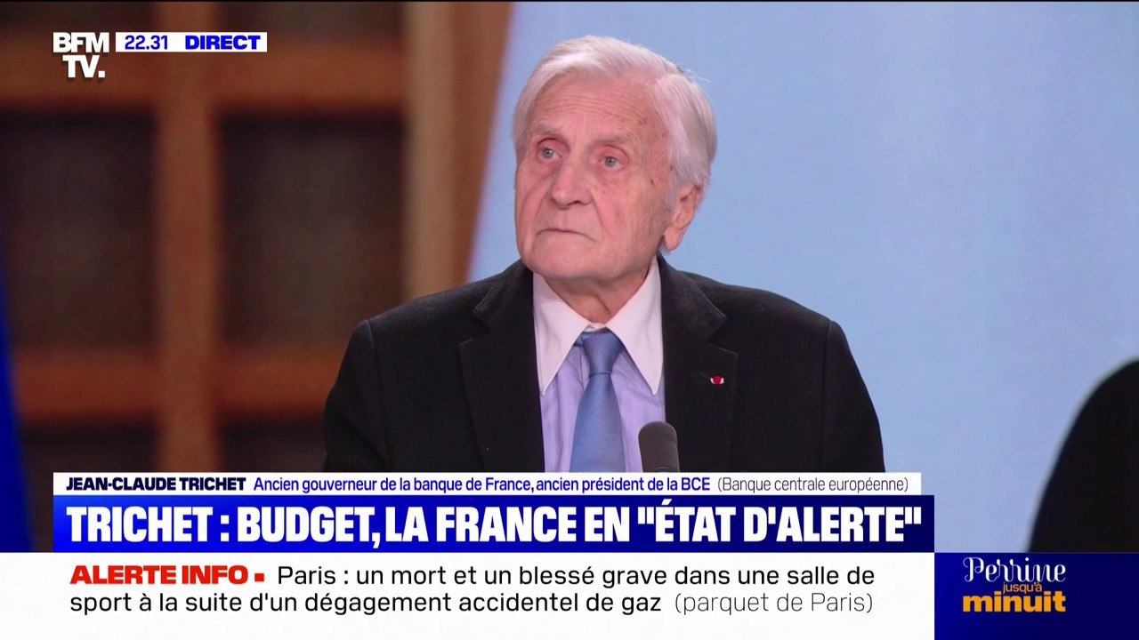 Budget 2026: "Il n'y a pas l'ombre d'un doute: on est en état d'alerte mais depuis un moment déjà", assure Jean-Claude Trichet (ancien président de la BCE)