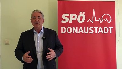 Am 27.4. Bezirksvertretungswahlen Ernst Nevrivy SPÖ Donaustadt