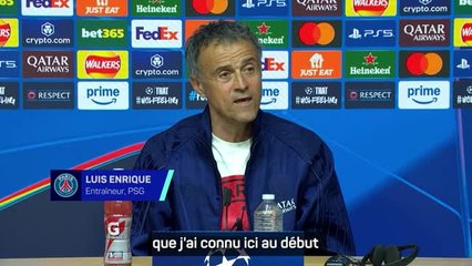 PSG - Luis Enrique : "Montrer que nous avons le niveau pour aller en demi-finale"