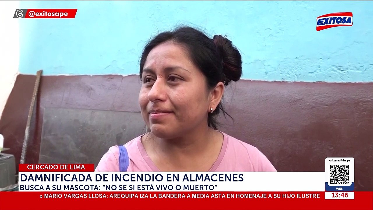 "No sabíamos qué hacer": Damnificada por incendio en Barrios Altos se quiebra al dar su testimonio