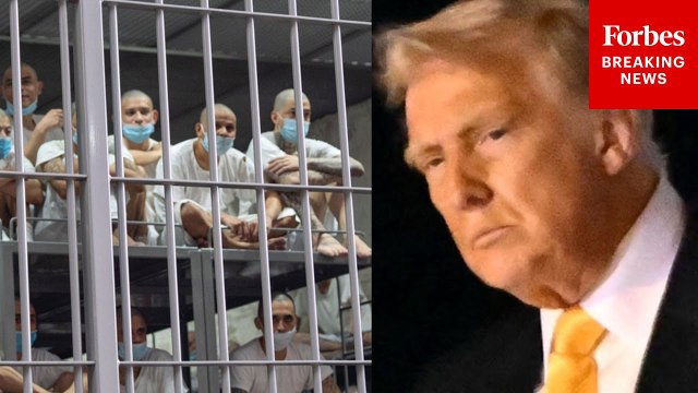 Donald Trump Asked If He Has Any Concerns About Human Rights Abuses At Brutal El Salvador Prison