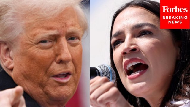 AOC Bluntly Labels Trump A 'Criminal', Accuses Him Of 'Manipulating The Stock Market' With Tariffs