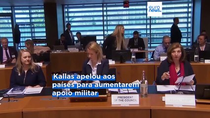 UE assegurou "dois terços" do objetivo de 5 mil milhões de euros para munições destinadas à Ucrânia, afirma Kallas