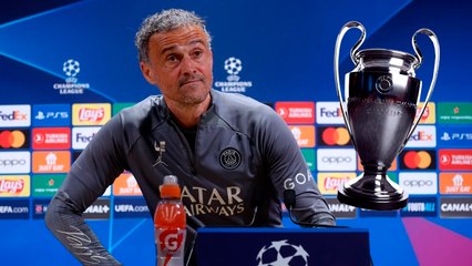 Luis Enrique asegura que el PSG es favorito para ganar la Champions