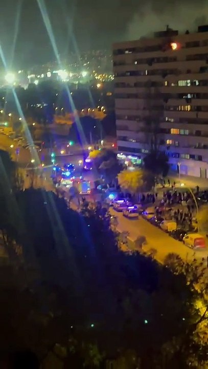 Incendio en La Mina