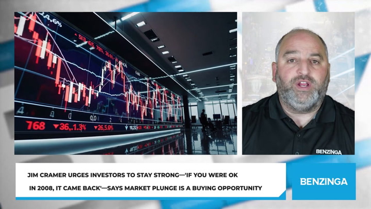 Jim Cramer Urges Investors To Stay Strong—'If You Were OK In 2008, It Came Back'—Says Market Plunge Is A Buying Opportunity