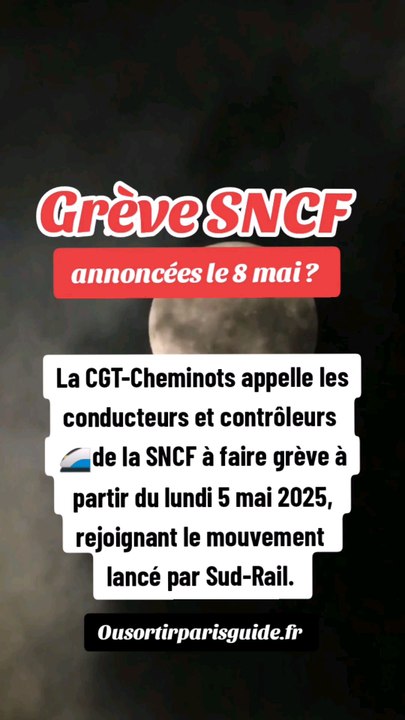 Grève SNCF en Mai?
