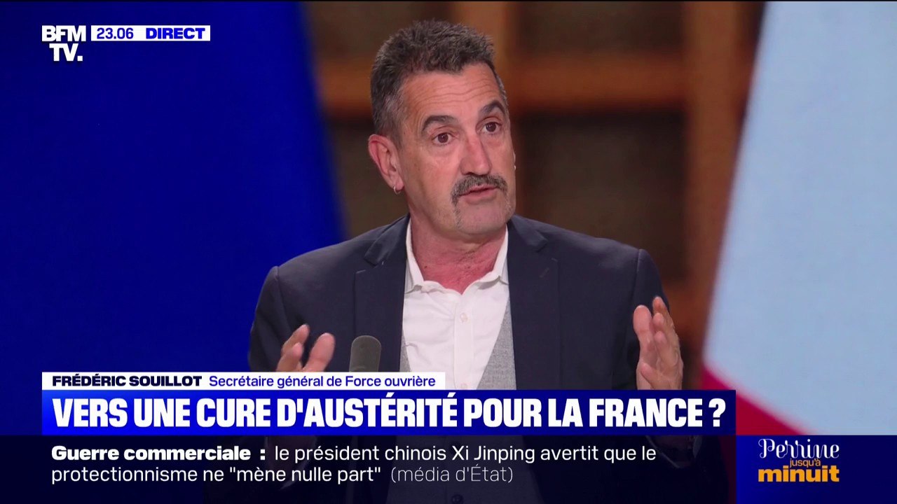 Désindexer les retraites pour faire des économies? "À FO, on dit: 'foutez-leur la paix aux retraités'", assure Frédéric Souillot (secrétaire général de Force ouvrière)