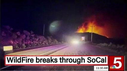 NBC 5 FIntropolis: Wildfire throughs over SoCal (REPLAY)