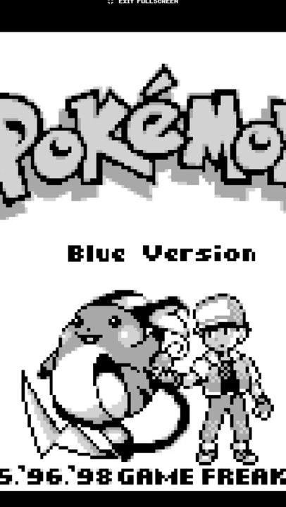 Playing Pokémon Blue Version on Retro Boy