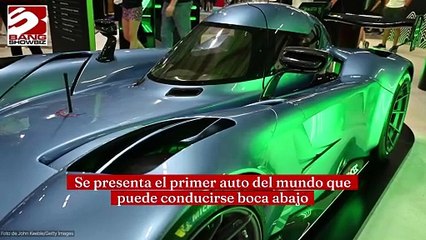 Se presenta el primer auto del mundo que puede conducirse boca abajo