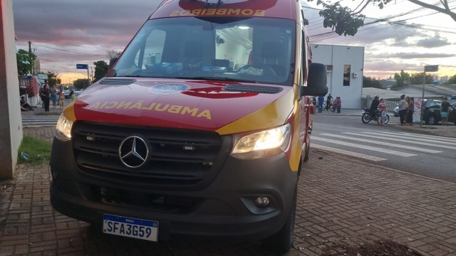 Duas pessoas ficam feridas após acidente de trânsito no Bairro Cascavel Velho