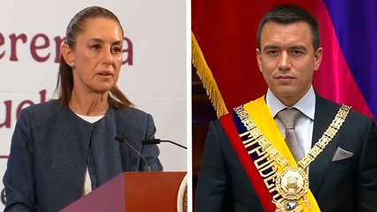 Claudia Sheinbaum ignora triunfo de Daniel Noboa en Ecuador y desata polémica