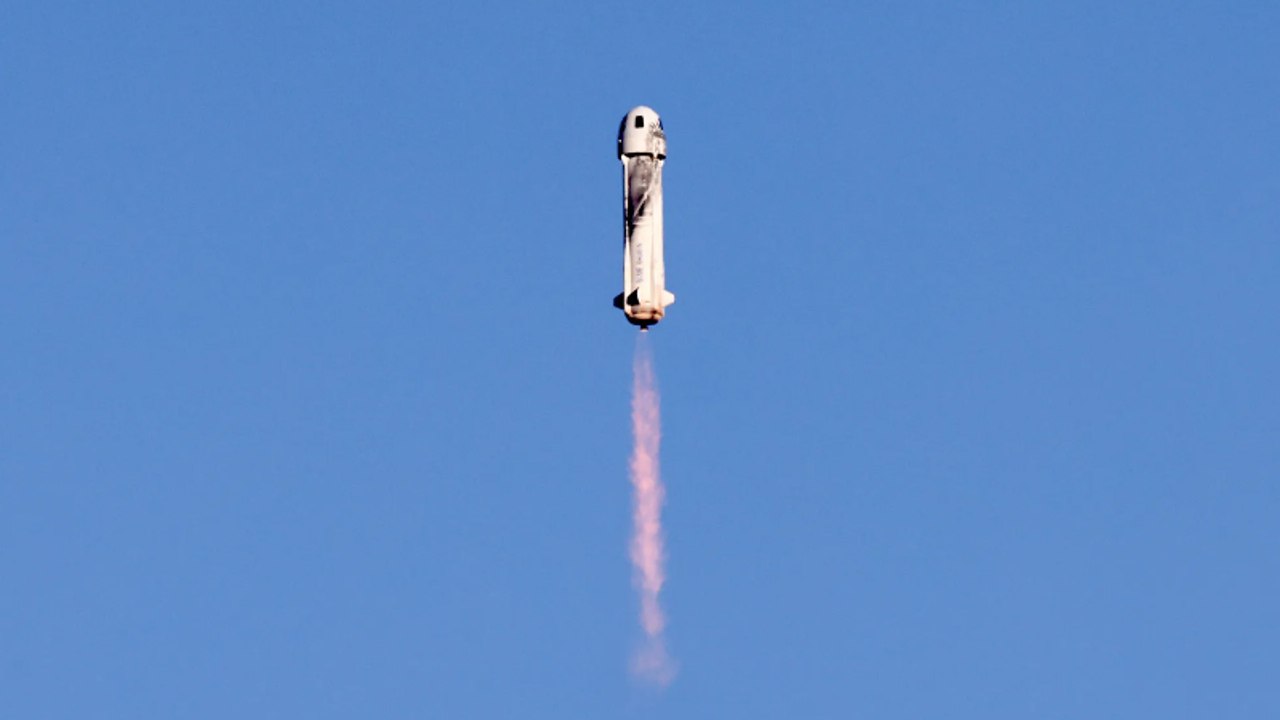 Blue Origin First All-Female Crew Including Katy Perry & Gayle King Blast Into Space | THR News Video
