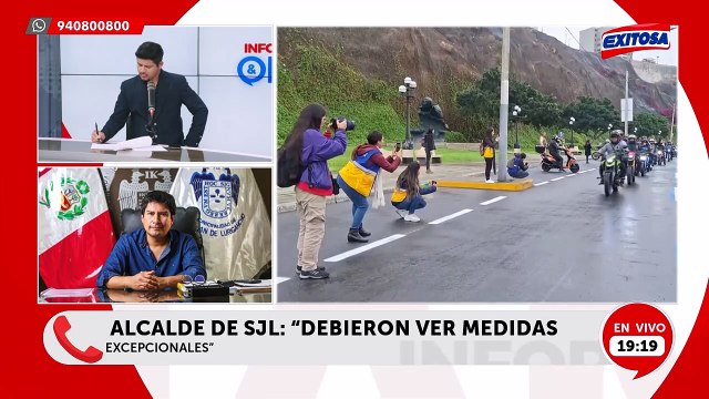 Alcalde de SJL propone que MTC autorice a inspectores municipales para intervenir motos lineales