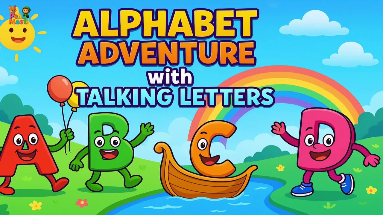 Alphabet Adventure! 🧡 Learn ABC with Talking Letters | Kids Fun Song 🎶 | Kids Education Video | Kids