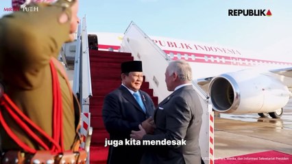 Bertemu Raja Yordania, Prabowo Bahas Masalah Palestina