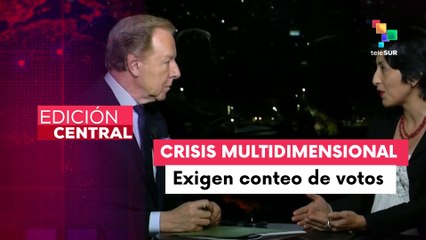 Excandidata González no reconoció los resultados que dieron como ganador a Noboa