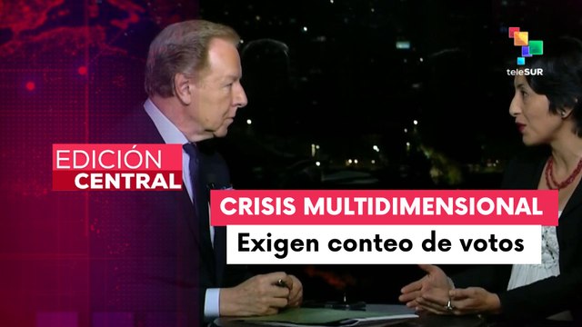 Excandidata González no reconoció los resultados que dieron como ganador a Noboa