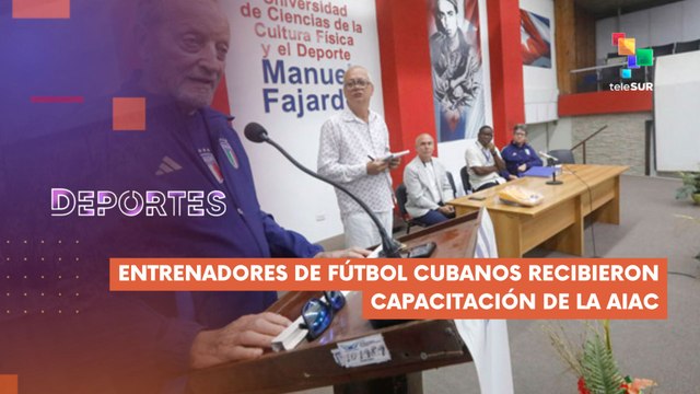 Cuba | UCCFD realiza curso para entrenadores de fútbol DEPORTES TE LO CUENTO 14-04-2025